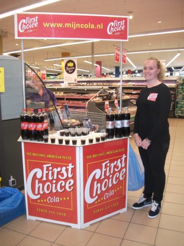 Instore demonstraties First Choice Cola