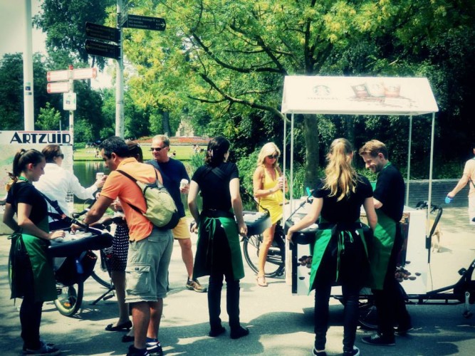 Cold Sampling Starbucks Frappucino