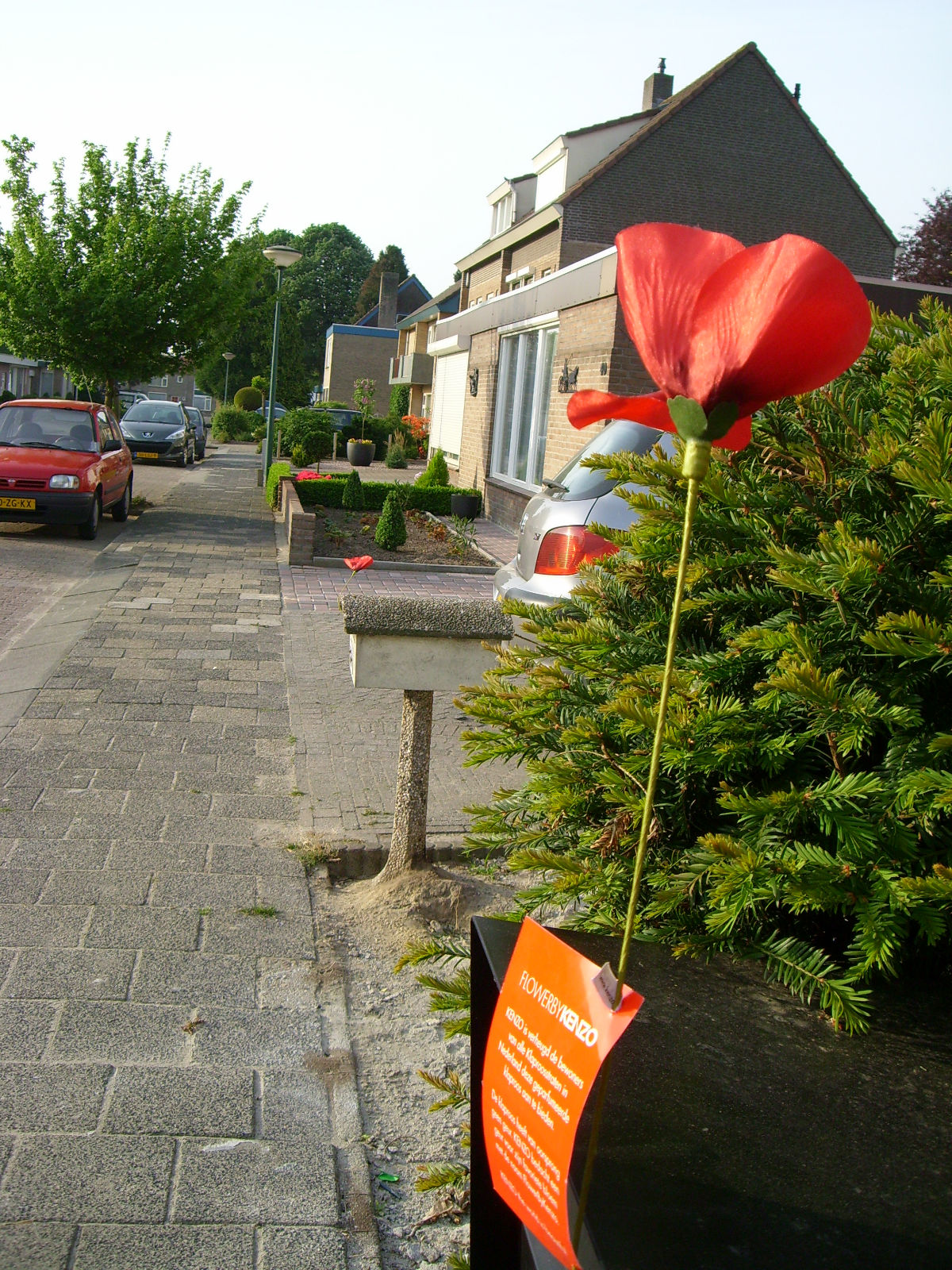 Kenzo klaprozen guerrilla marketing