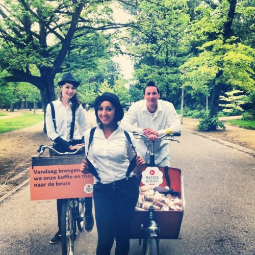 Douwe Egberts cold sampling