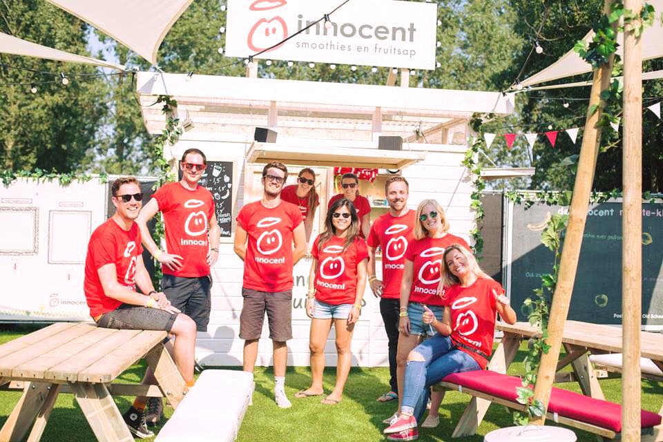 Innocent instore demo’s en festival Lowlands