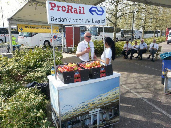 Sampling promotie ProRail