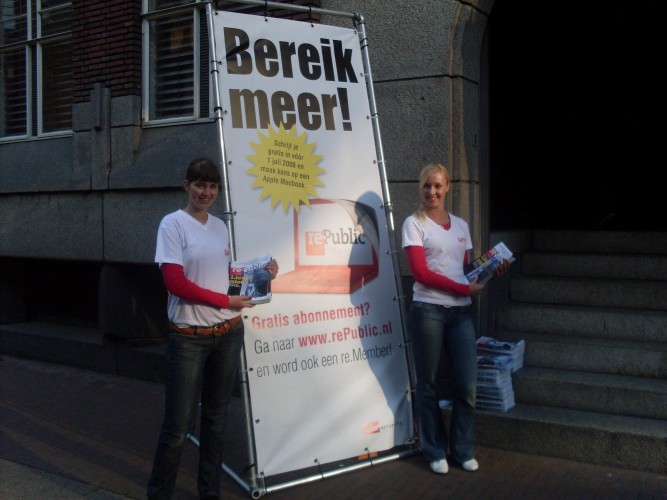 Promotieteams voor nieuw magazine: re.Public