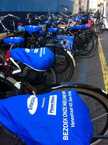 The Phone House fietsflyer campagne