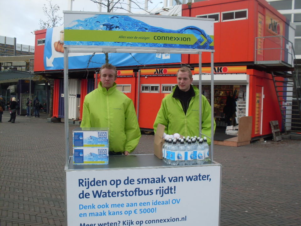 Promotieteam Rijden op de smaak van water
