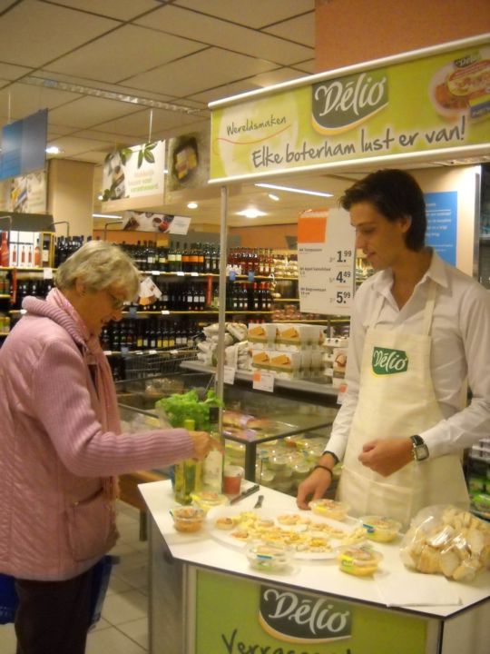 Delio Wereldsalades instore demonstraties