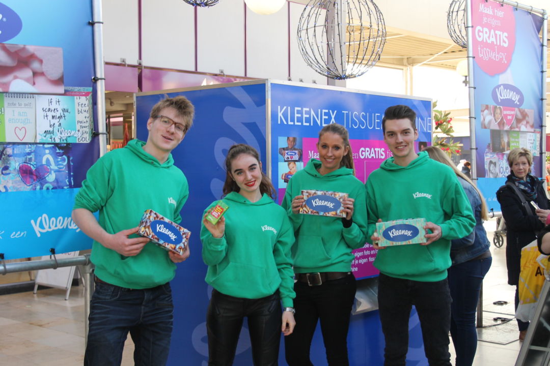 Uw gepersonaliseerde Kleenex tissuebox!