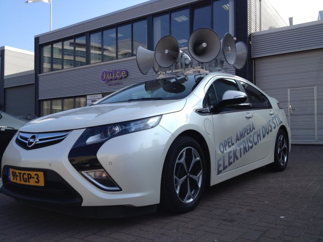 Opel Ampera guerrilla marketing