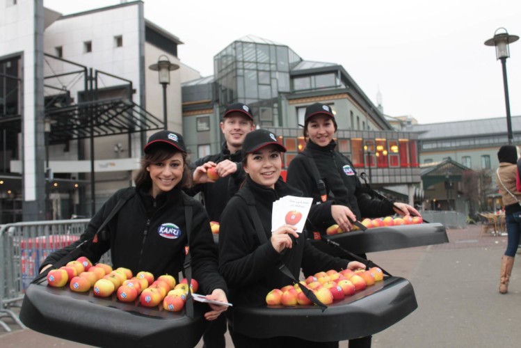 Promotieteam & Persaandacht Kanzi inhaker Apple Store
