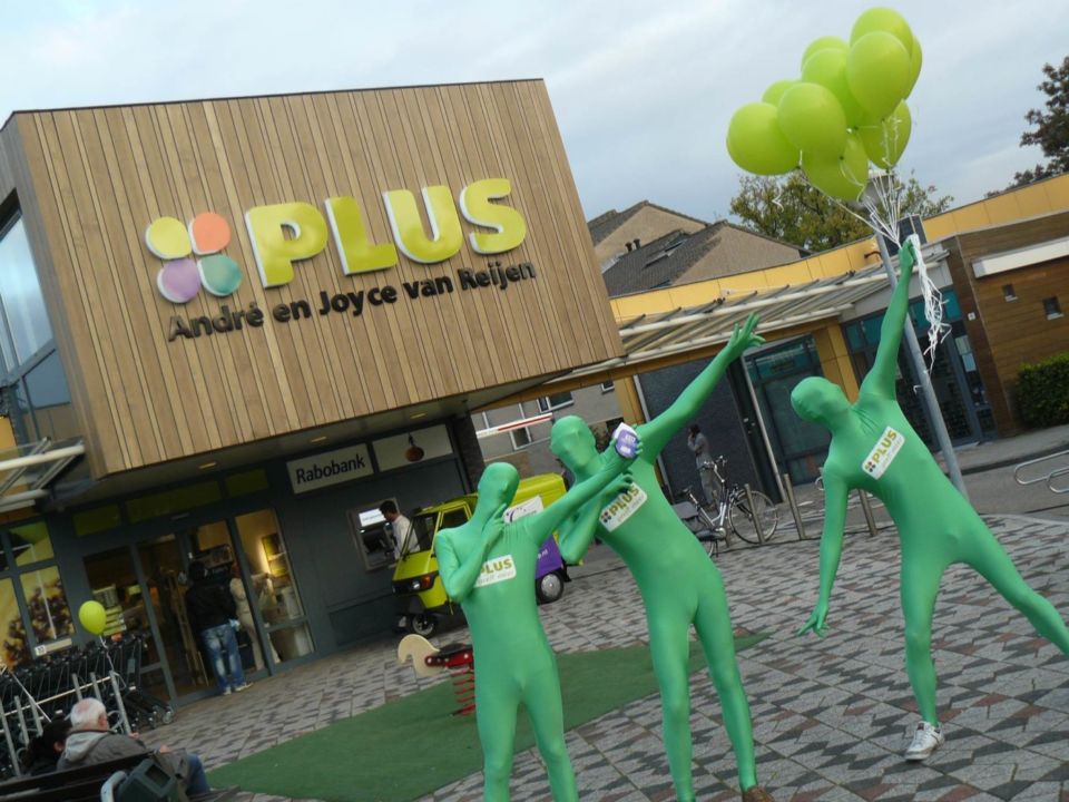 Morphsuits Plus zorgen voor opvallende openingen