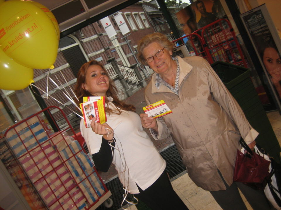 Promotieteams Kruidvat online fotoservice