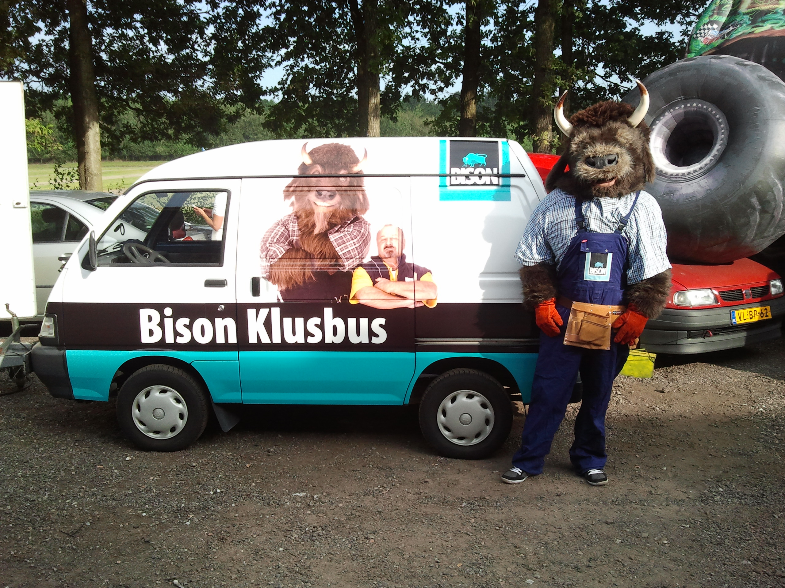 Winkeldemonstratie Bison!