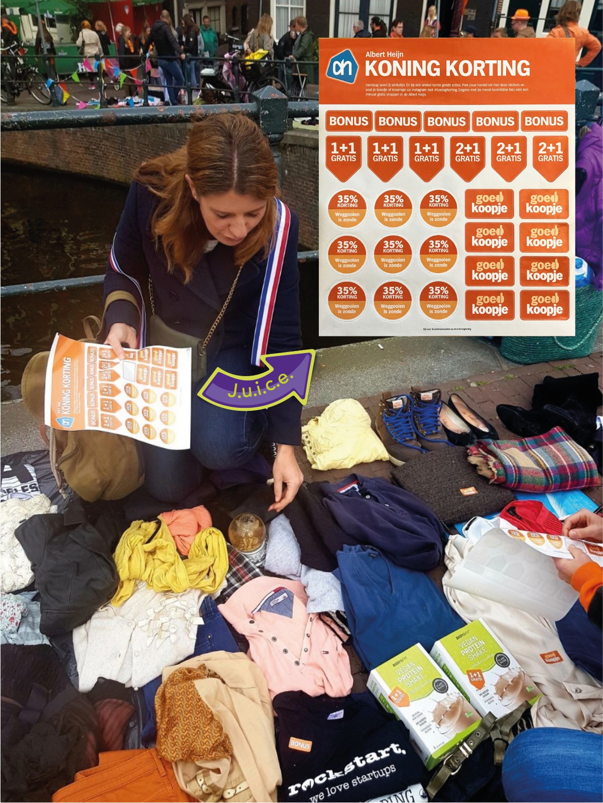 Royale Koningsdag promotiecampagne van Albert Heijn